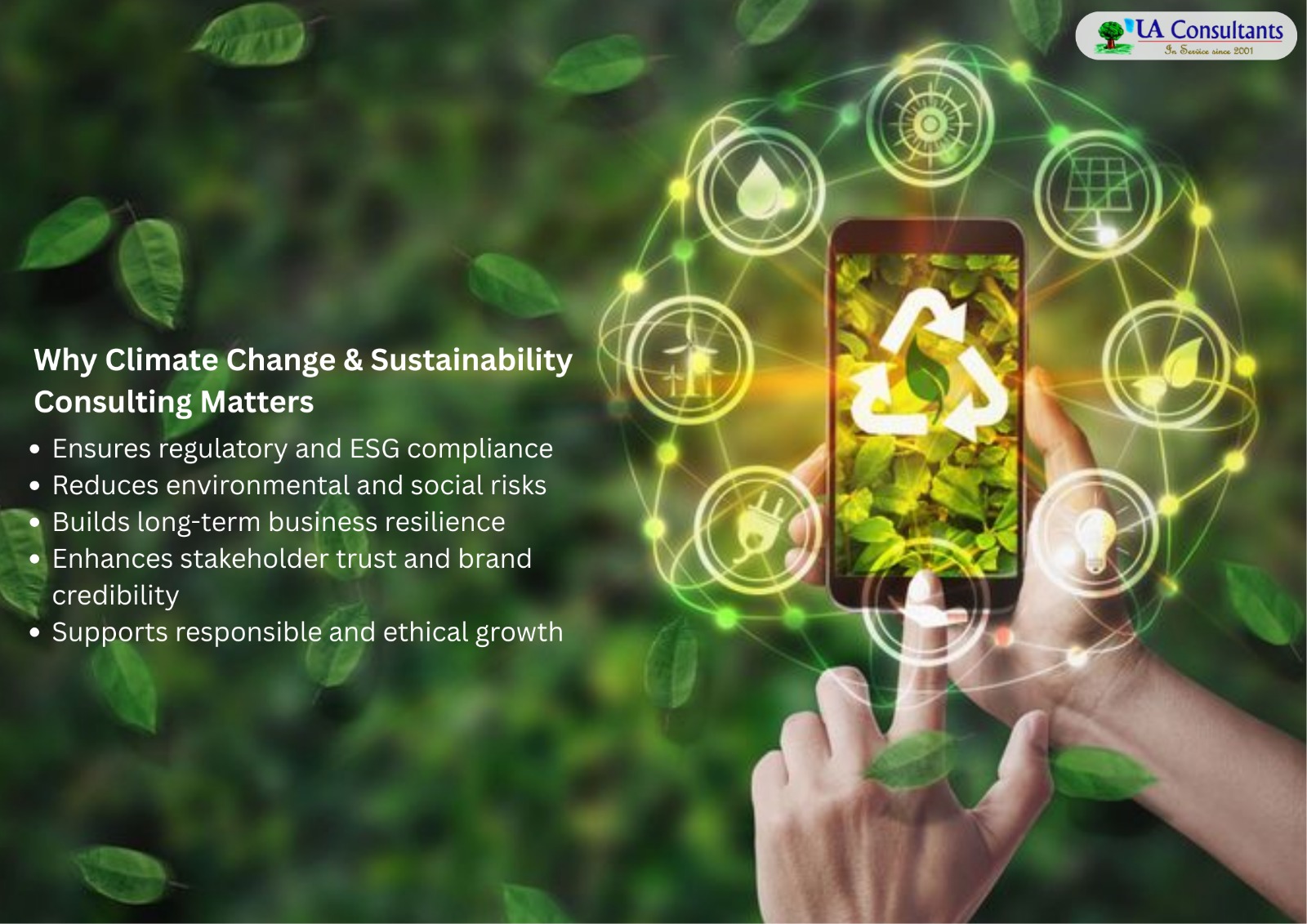 Read more about the article Climate Change & Sustainability Consulting